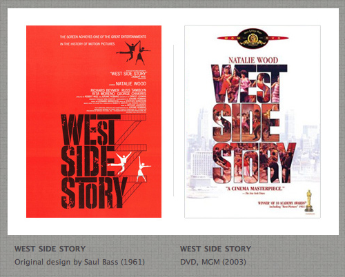 West Side Story Poster by Saul Bass then redesigned